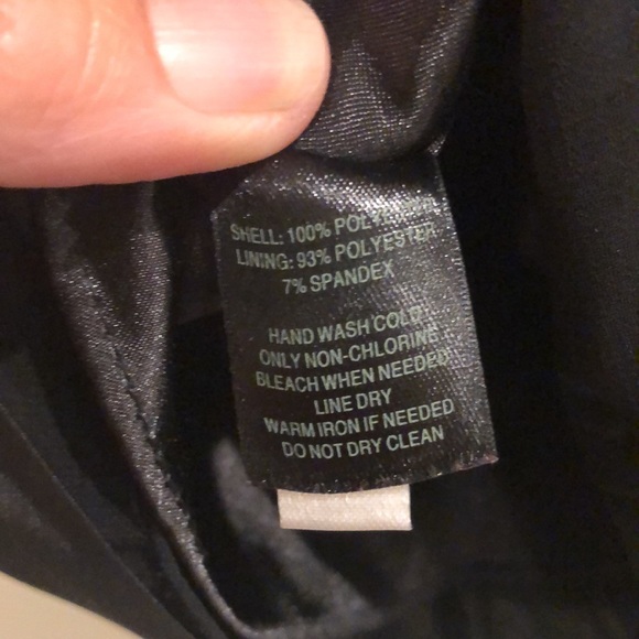 NWOT WHBM SZ 6 .Satiny lining.Chiffon & satinlook - Picture 11 of 12